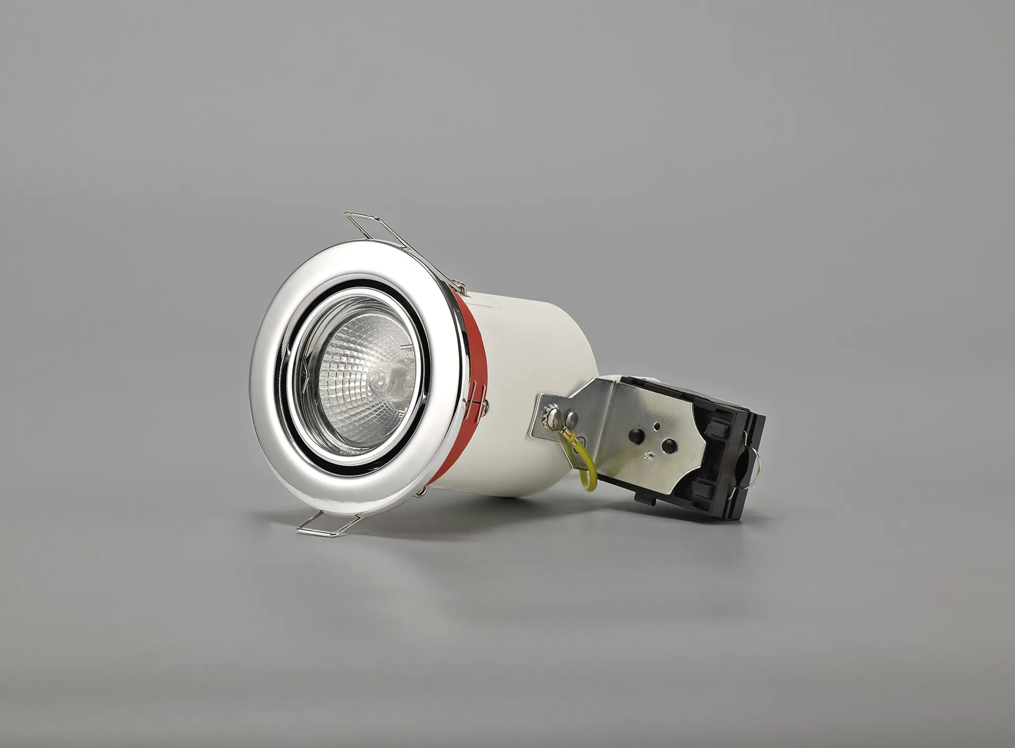 Agni Adjustable Fire Rated Downlight Polished Chrome D0442  Deco Agni